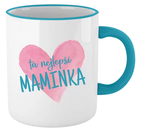 Hrnek Ta nejlepší maminka srdce
