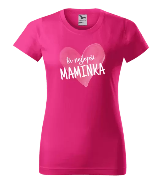 Dámské tričko Ta nejlepší maminka srdce