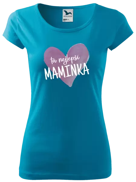 Dámské tričko Ta nejlepší maminka srdce