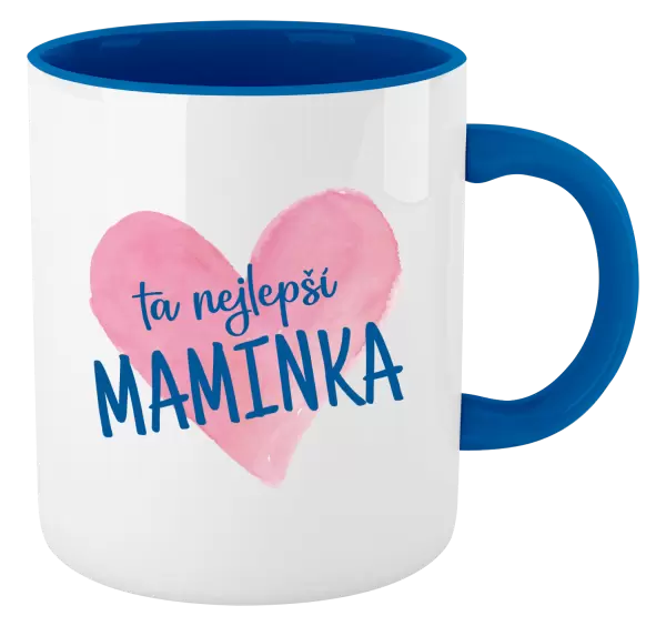 Hrnek Ta nejlepší maminka srdce