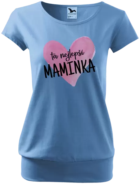 Dámské tričko Ta nejlepší maminka srdce