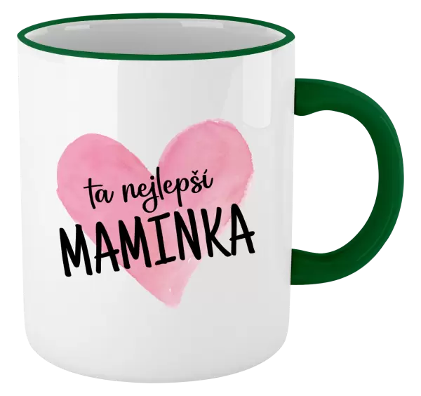 Hrnek Ta nejlepší maminka srdce