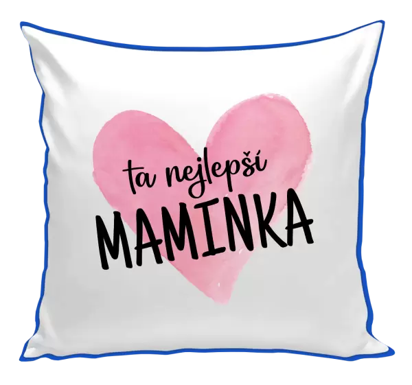 Polštář Ta nejlepší maminka srdce