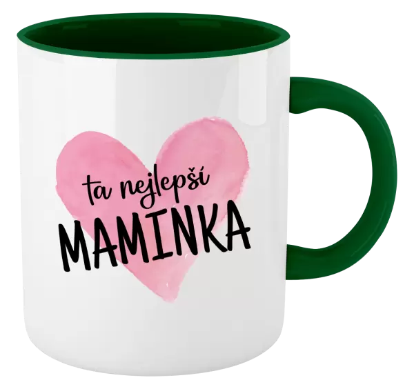 Hrnek Ta nejlepší maminka srdce