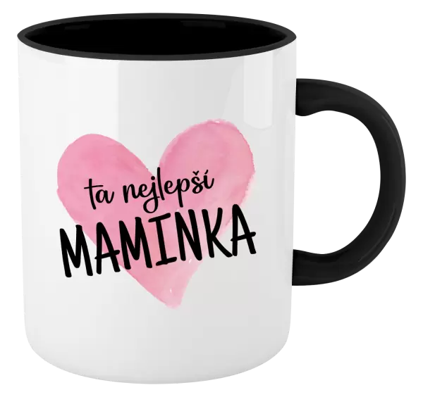 Hrnek Ta nejlepší maminka srdce