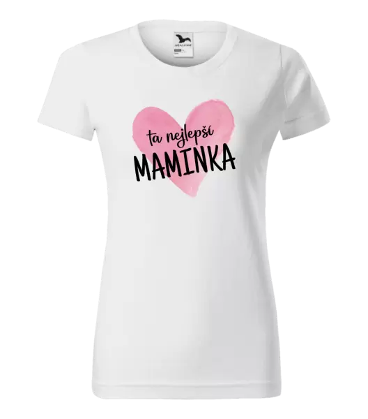 Dámské tričko Ta nejlepší maminka srdce