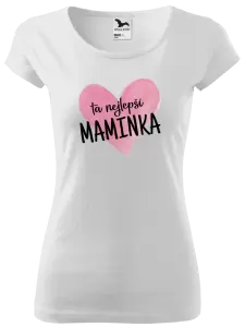Dámské tričko Ta nejlepší maminka srdce