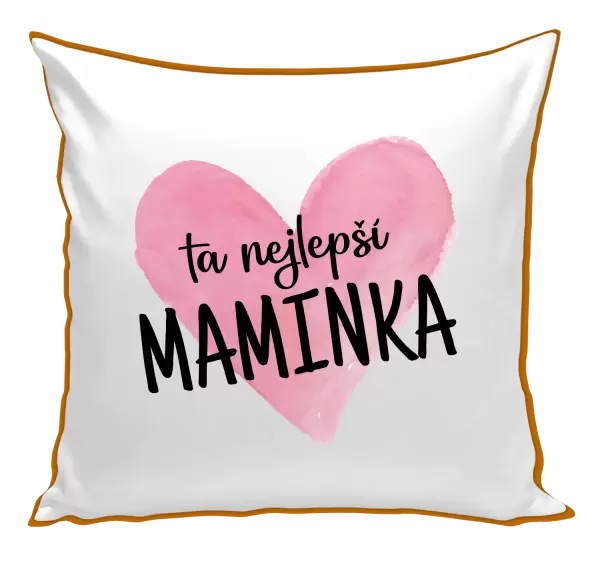 Polštář Ta nejlepší maminka srdce