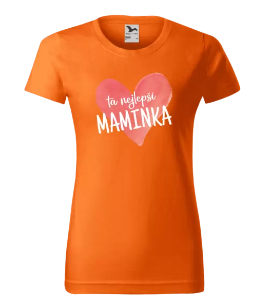 Dámské tričko Ta nejlepší maminka srdce