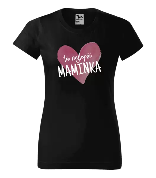 Dámské tričko Ta nejlepší maminka srdce