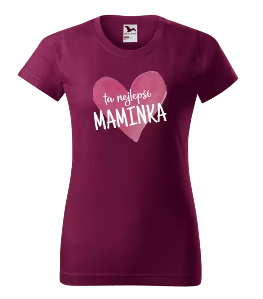 Dámské tričko Ta nejlepší maminka srdce