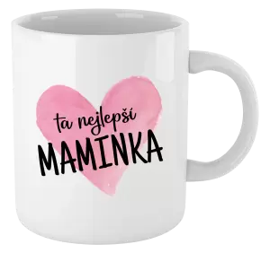 Hrnek Ta nejlepší maminka srdce