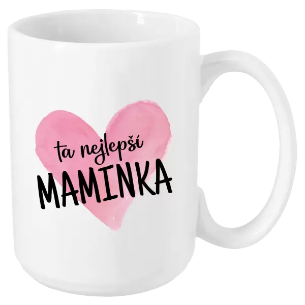 Hrnek Ta nejlepší maminka srdce