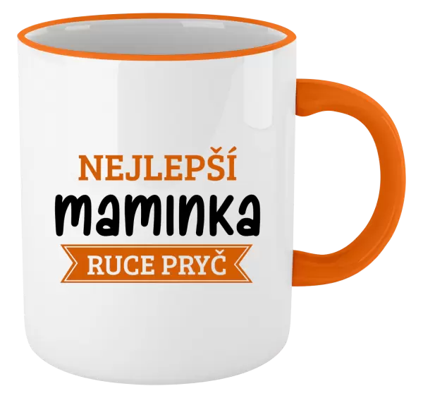 Hrnek Nejlepší maminka, ruce pryč