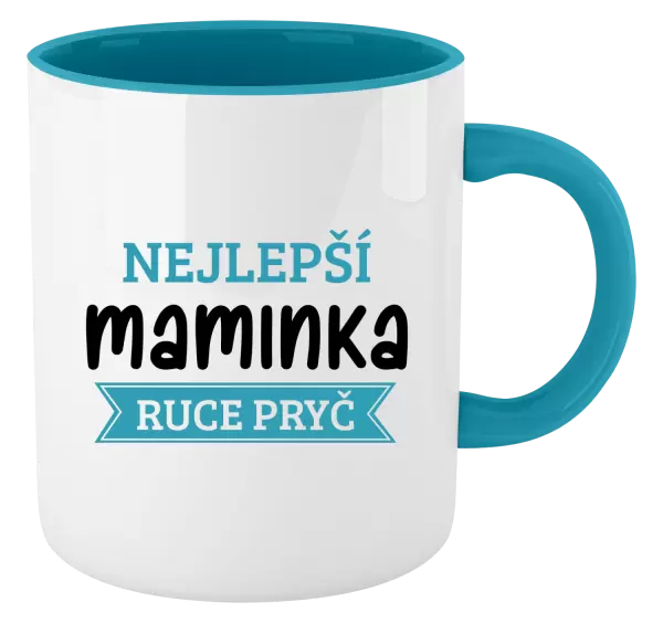 Hrnek Nejlepší maminka, ruce pryč
