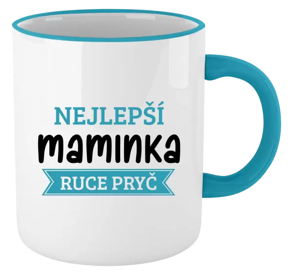 Hrnek Nejlepší maminka, ruce pryč