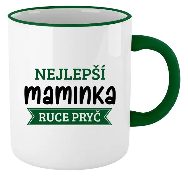 Hrnek Nejlepší maminka, ruce pryč