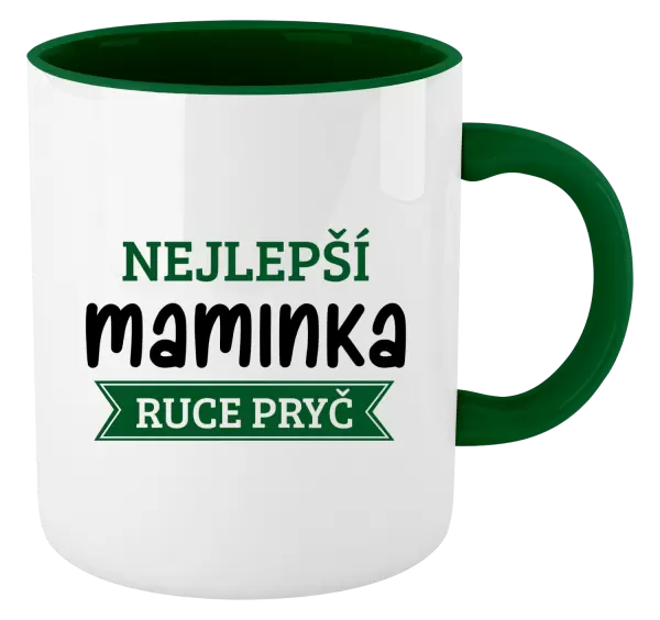 Hrnek Nejlepší maminka, ruce pryč