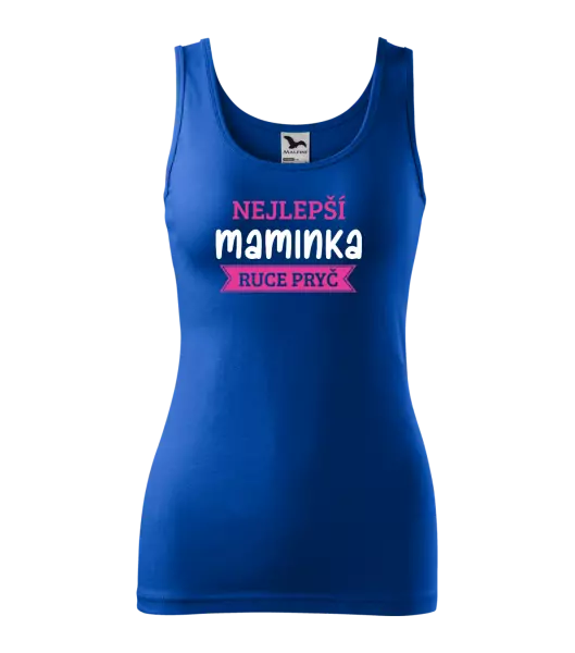 Dámské tílko Nejlepší maminka, ruce pryč