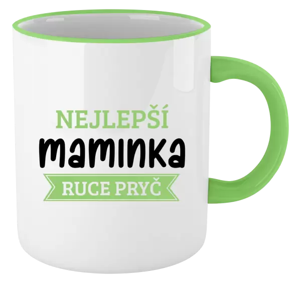 Hrnek Nejlepší maminka, ruce pryč