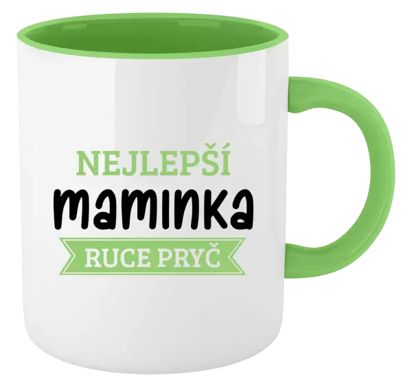 Hrnek Nejlepší maminka, ruce pryč