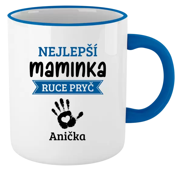 Hrnek Nejlepší maminka, ruce pryč - 1 dítě
