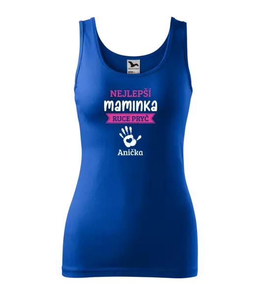 Dámské tílko Nejlepší maminka, ruce pryč - 1 dítě