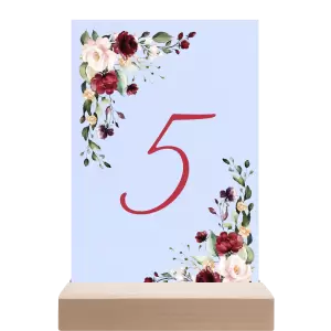 Papírové číslo stolu VIVY