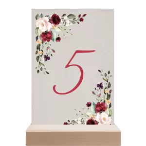 Papírové číslo stolu VIVY