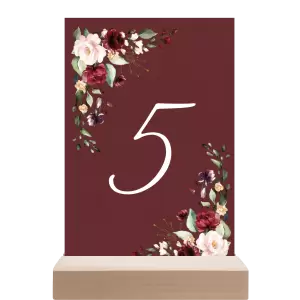 Papírové číslo stolu VIVY