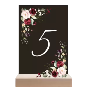 Papírové číslo stolu VIVY