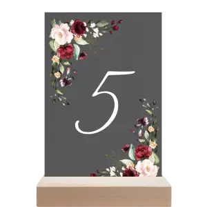 Papírové číslo stolu VIVY