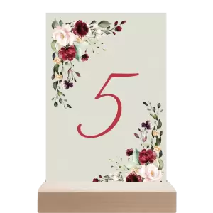 Papírové číslo stolu VIVY