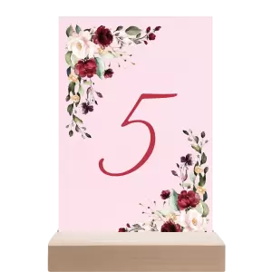 Papírové číslo stolu VIVY