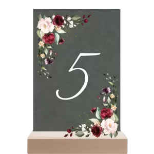 Papírové číslo stolu VIVY