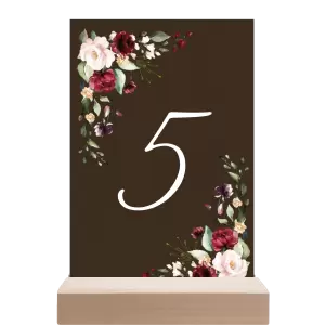 Papírové číslo stolu VIVY