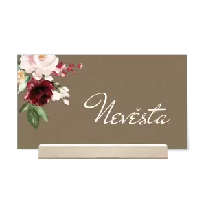 Papírová jmenovka VIVY