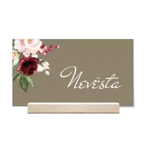 Papírová jmenovka VIVY