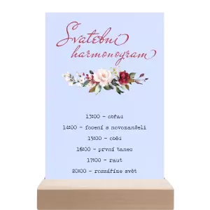 Papírový harmonogram VIVY