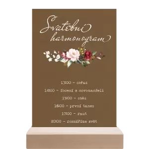 Papírový harmonogram VIVY