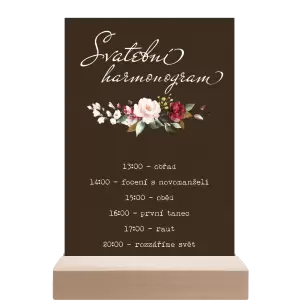 Papírový harmonogram VIVY