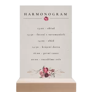 Papírový harmonogram RASY