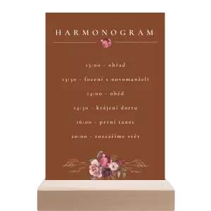 Papírový harmonogram RASY