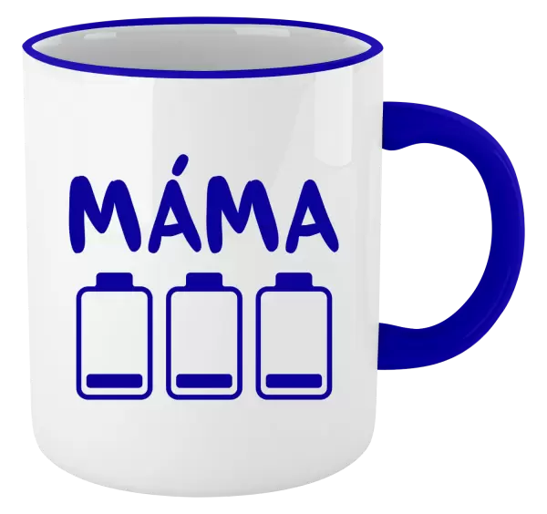 Hrnek Máma - vybité baterky