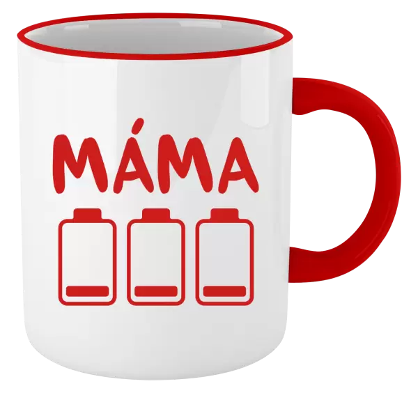 Hrnek Máma - vybité baterky