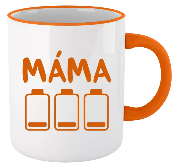 Hrnek Máma - vybité baterky