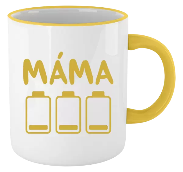 Hrnek Máma - vybité baterky