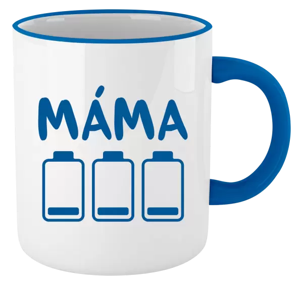 Hrnek Máma - vybité baterky