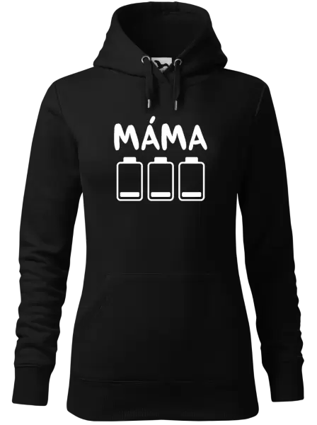 Dámská mikina Máma - vybité baterky