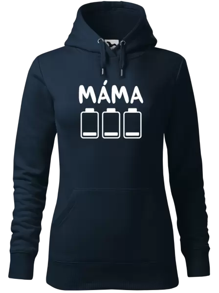 Dámská mikina Máma - vybité baterky